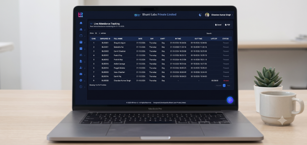Live Attendance Tracking
